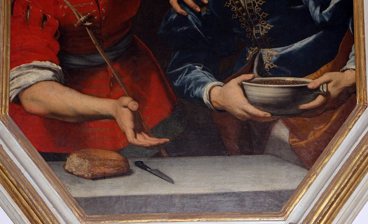 Esaù e Giacobbe - dettaglio